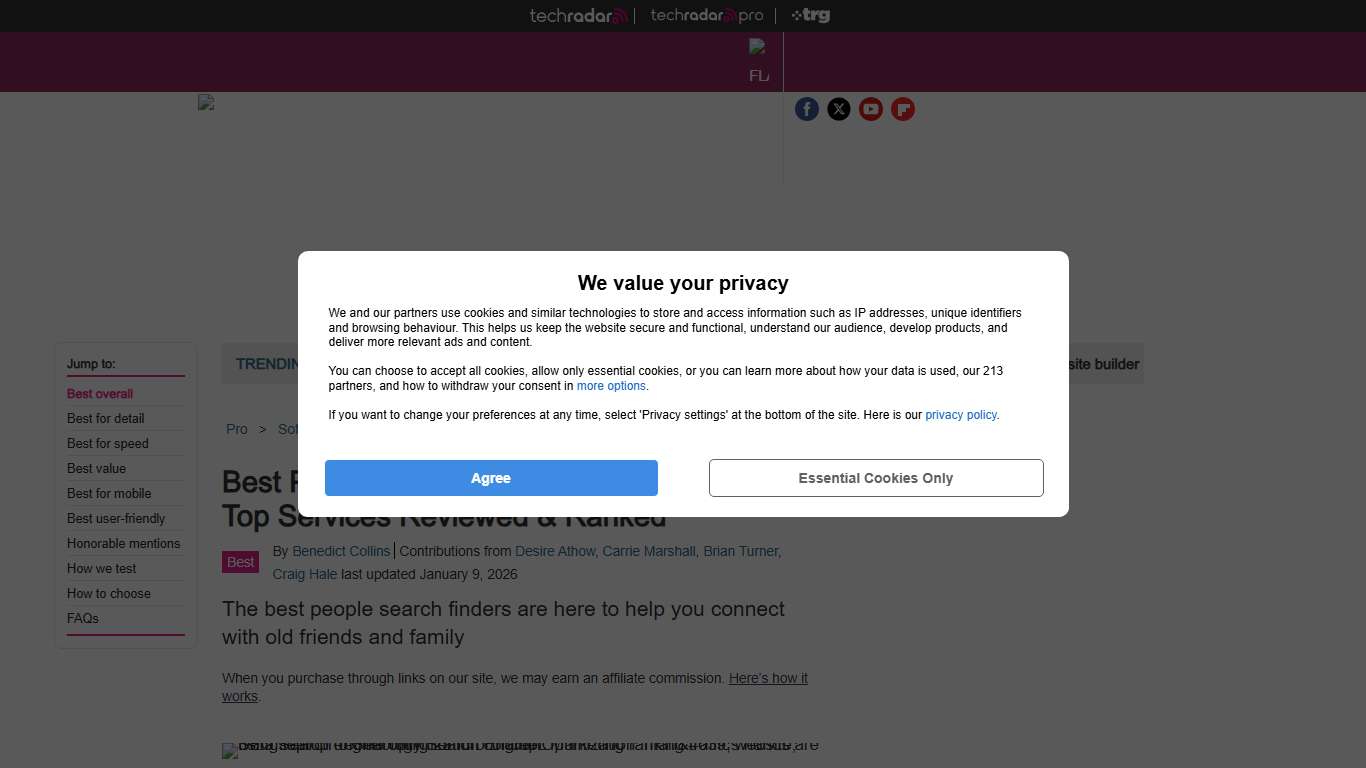Best people search finder service of 2026: reviewed, ranked and rated TechRadar